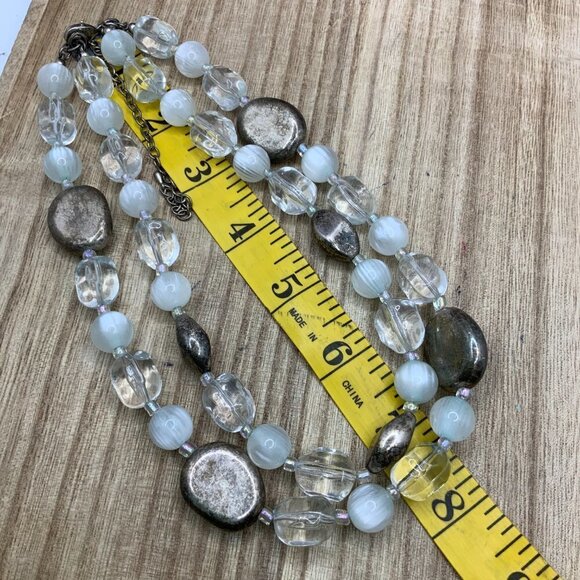 Premier Designs Beaded Coastal Dual Stranded Necklace - Picture 4 of 8